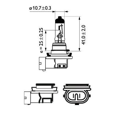 BEC FAR H11 12V 55W VISION (blister) PHILIPS BEC FAR H11 12V 55W VISION (blister) PHILIPS