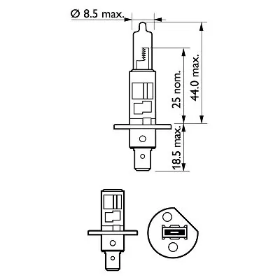BEC FAR H1 55W 12V VISION (blister) PHILIPS BEC FAR H1 55W 12V VISION (blister) PHILIPS